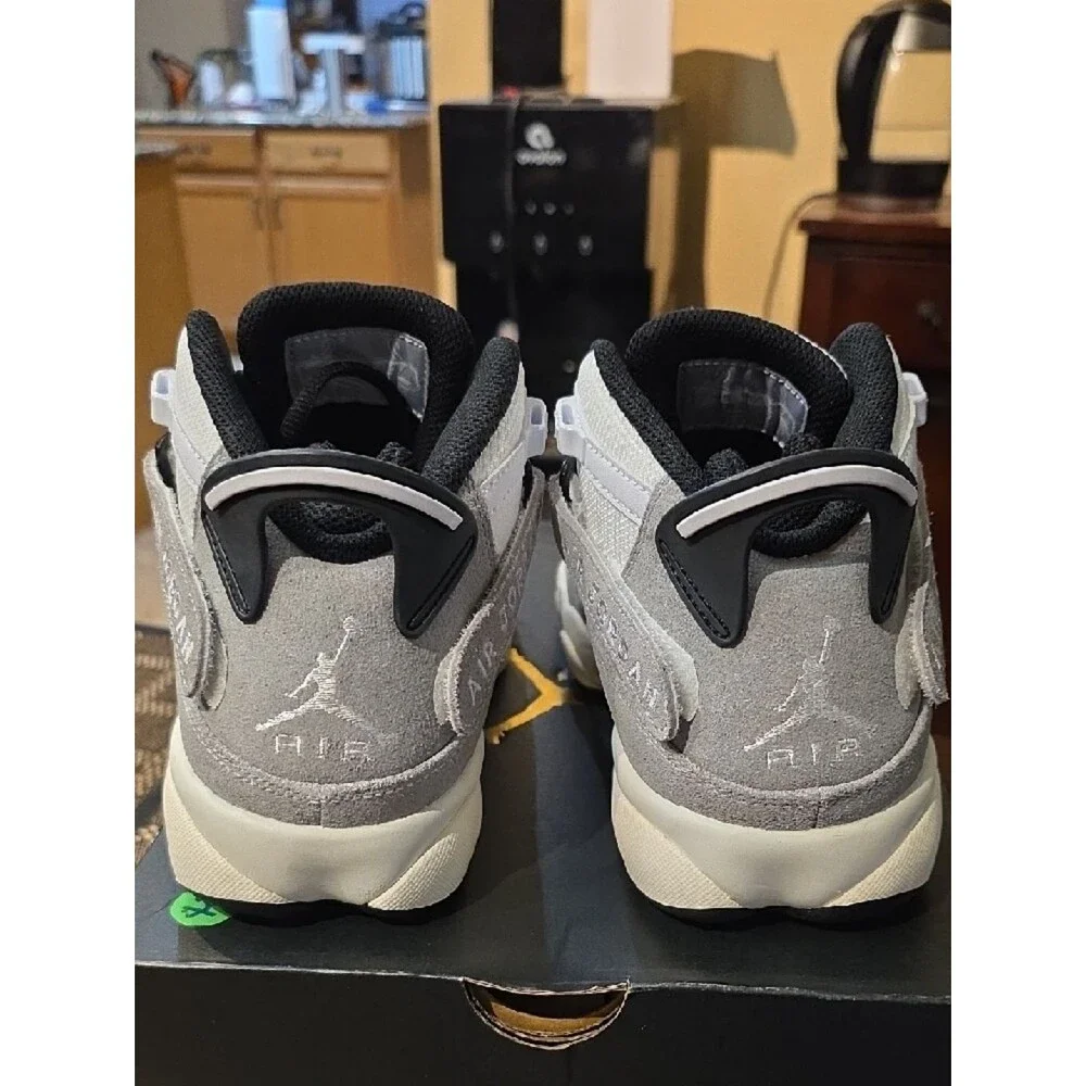 Air Jordan Men’s Sneakers - White & Light Gray Size 8 Brand New
